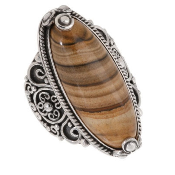 Carolyn Pollock Jewelry - Carolyn Pollock Picture Jasper Ring